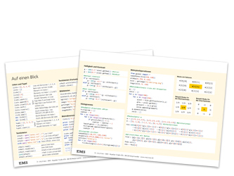 EMS Kraus - Übersicht Python-Anweisungen